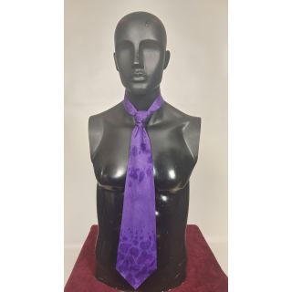 Krawat ciemnofioletowy