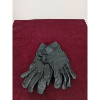 Rękawiczki z eko skóry, z ciepłą podszewką, podniszczone