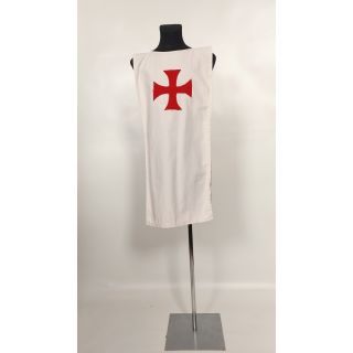 Tabard biały z czerwonym krzyżem