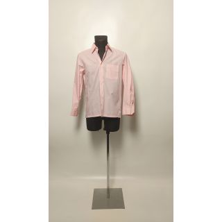 Koszula męska różowa z długim rękawem