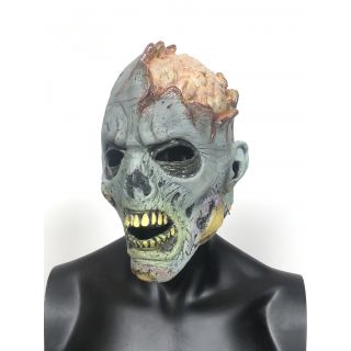Maska zombie ghul z mózgiem na wierzchu