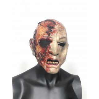 Maska zombie z połową twarzy - kolor skóry, Epic Effect