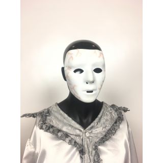 Maska biała plastikowa