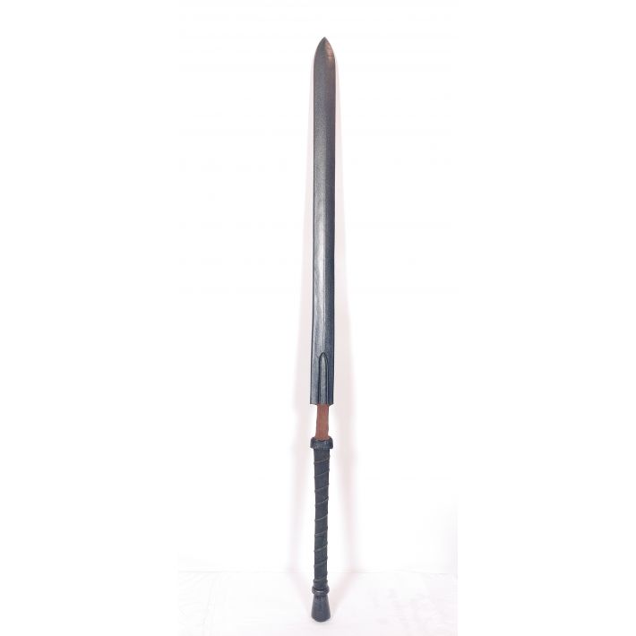 Miecz Iron Fortress 'Claymore' naprawiany, bez jelca (nałożona skóra) 140cm
