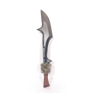 Miecz orkowy ręcznie modyfikowany, z futerkiem