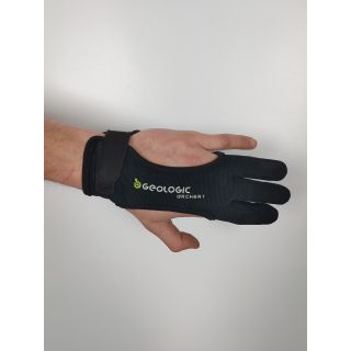 Ochraniacz na dłoń - czarny nowoczesny na 3 palce