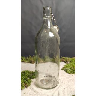 Butelka szklana wysoka z zamknięciem