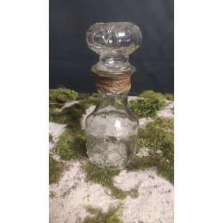 Butelka kryształowa z korkiem