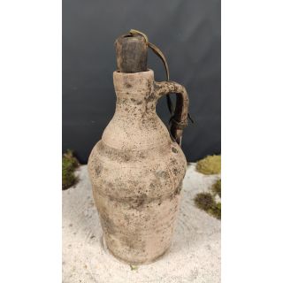 Butelka ceramiczna z korkiem drewnianym