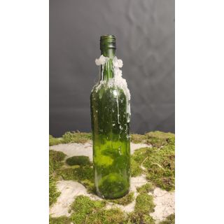 Butelka na świeczki zielona na wino