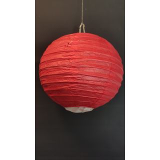 Kula papierowa czerwona 20cm