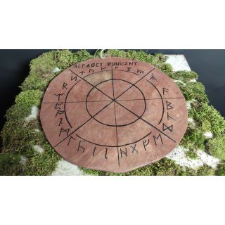 Tablica z alfabetem runicznym